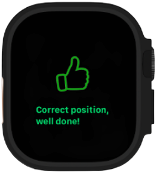 Typing on a laptop while wearing an Apple Watch